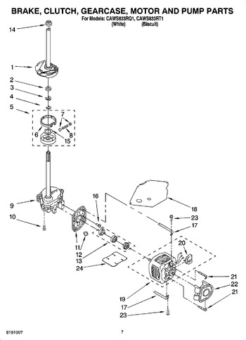 Diagram for CAWS833RT1