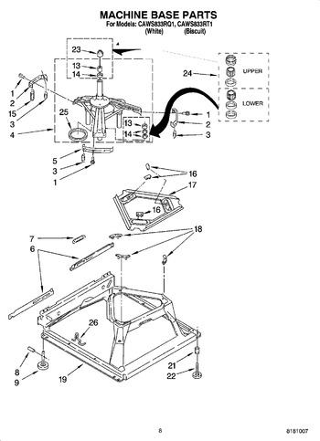 Diagram for CAWS833RT1