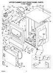 Diagram for 03 - Upper Cabinet And Front Panel Parts