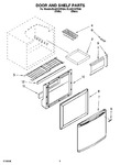 Diagram for 03 - Door And Shelf Parts