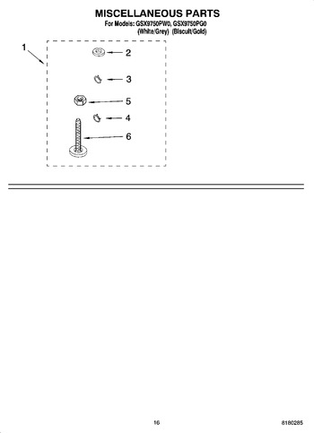Diagram for GSX9750PG0