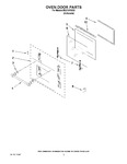 Diagram for 02 - Oven Door Parts