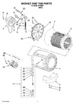 Diagram for 05 - Basket And Tub Parts