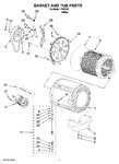 Diagram for 05 - Basket And Tub Parts
