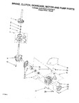 Diagram for 04 - Brake, Clutch, Gearcase, Motor And Pump