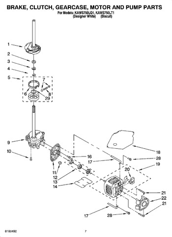 Diagram for KAWS750LT1
