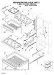 Diagram for 05 - Refrigerator Shelf Parts