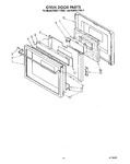 Diagram for 10 - Oven Door, Lit/optional