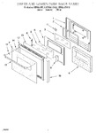 Diagram for 04 - Upper And Lower Oven Door