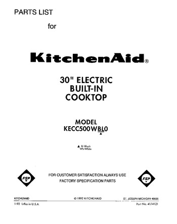 Diagram for KECC500WBL0