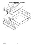 Diagram for 08 - Utility Drawer And Rail