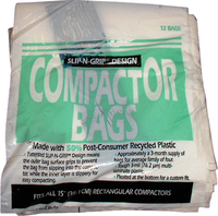 GE 12 Pack of WC60X5017 - 15" Plastic Trash Compactor Bags