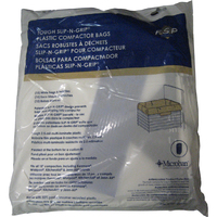 15" Plastic Trash Compactor Bags - 15 Pack
