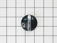 GE Dryer Black Knob and Clip Assembly
