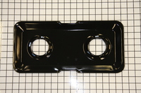 GE Range / Oven / Stove Black Left Side Double Drip Pan