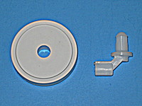 Frigidaire Dishwasher Lower Rack Wheel and Bracket Assembly